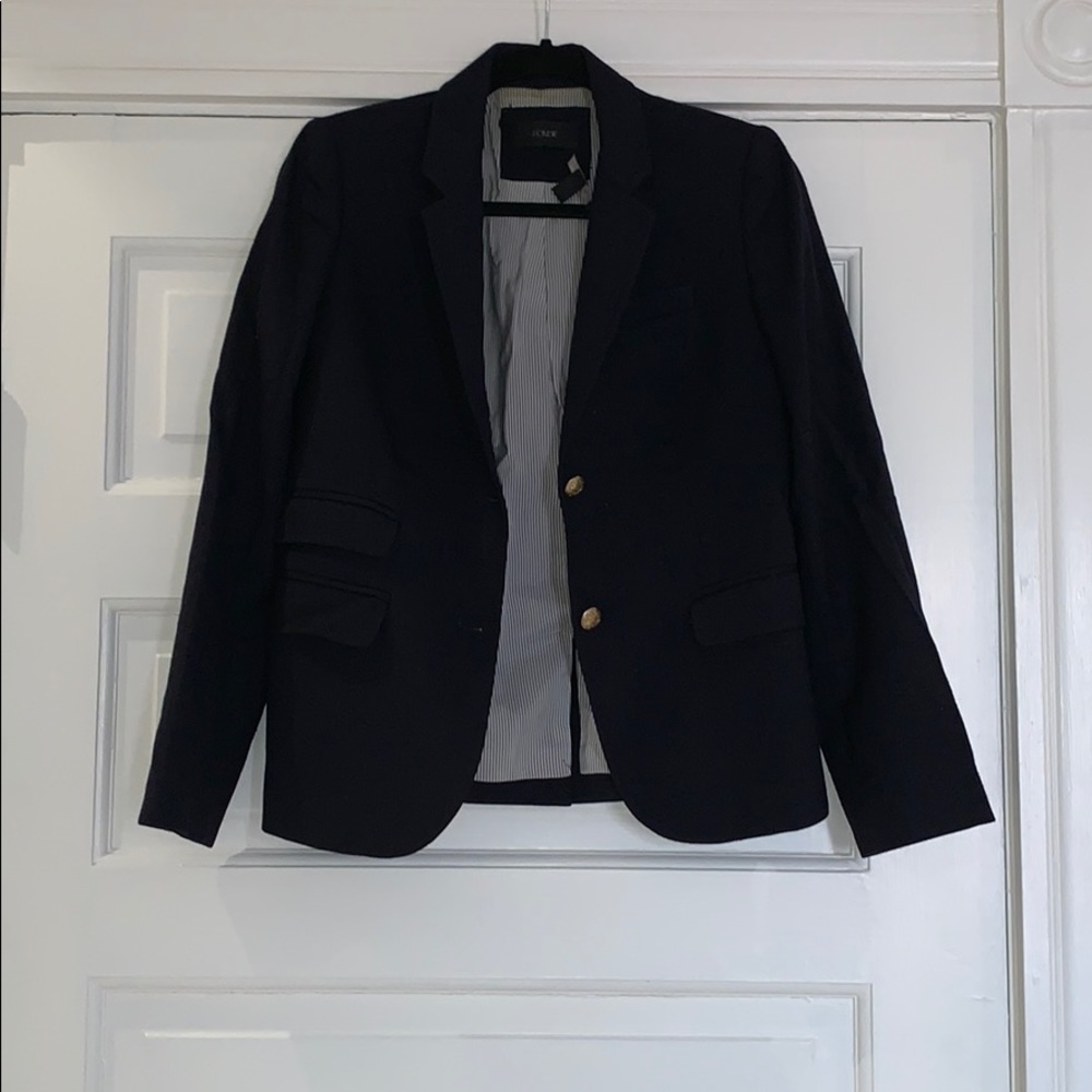 J.Crew Schoolboy Blazer - size 4 - Navy